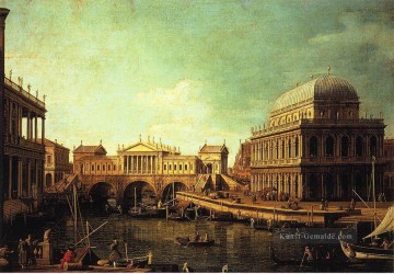 Canaletto Werke - Basilika di vecenza und dem ponte de rialto Canaletto